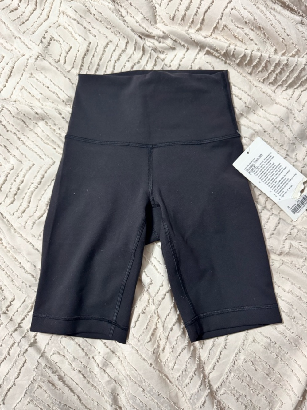 lululemon athletica Black High-Rise Biker Shorts
